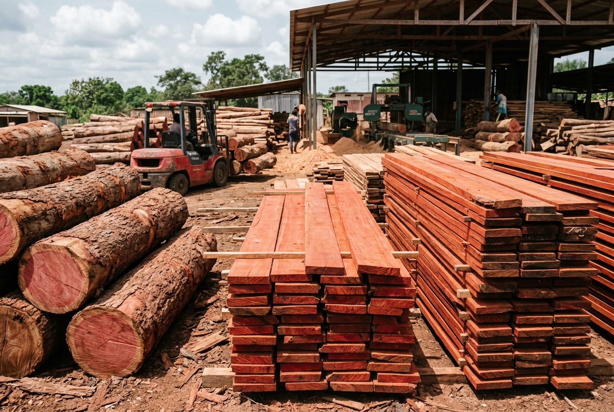African Padouk Exotic Lumber